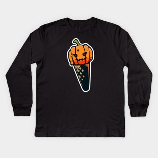 halloween ice cream Kids Long Sleeve T-Shirt